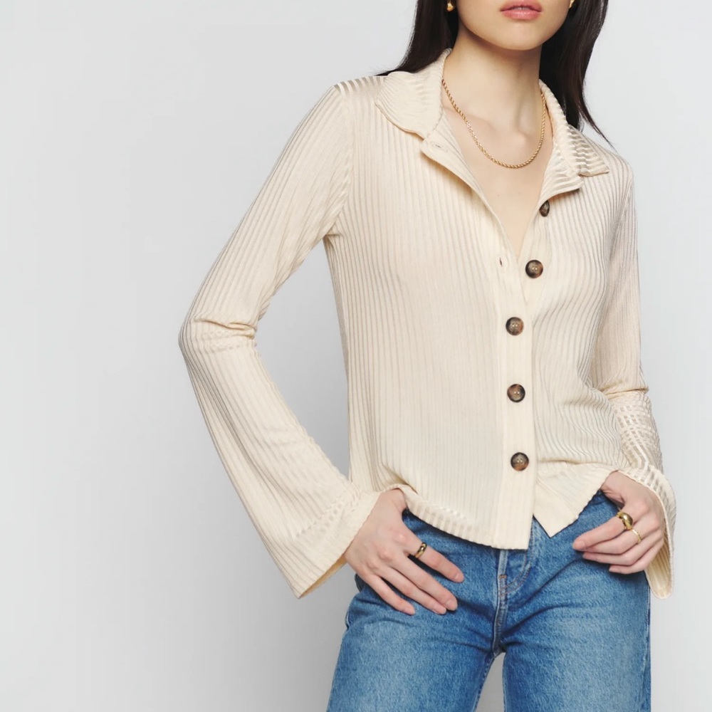 Reformation esmeray knit top